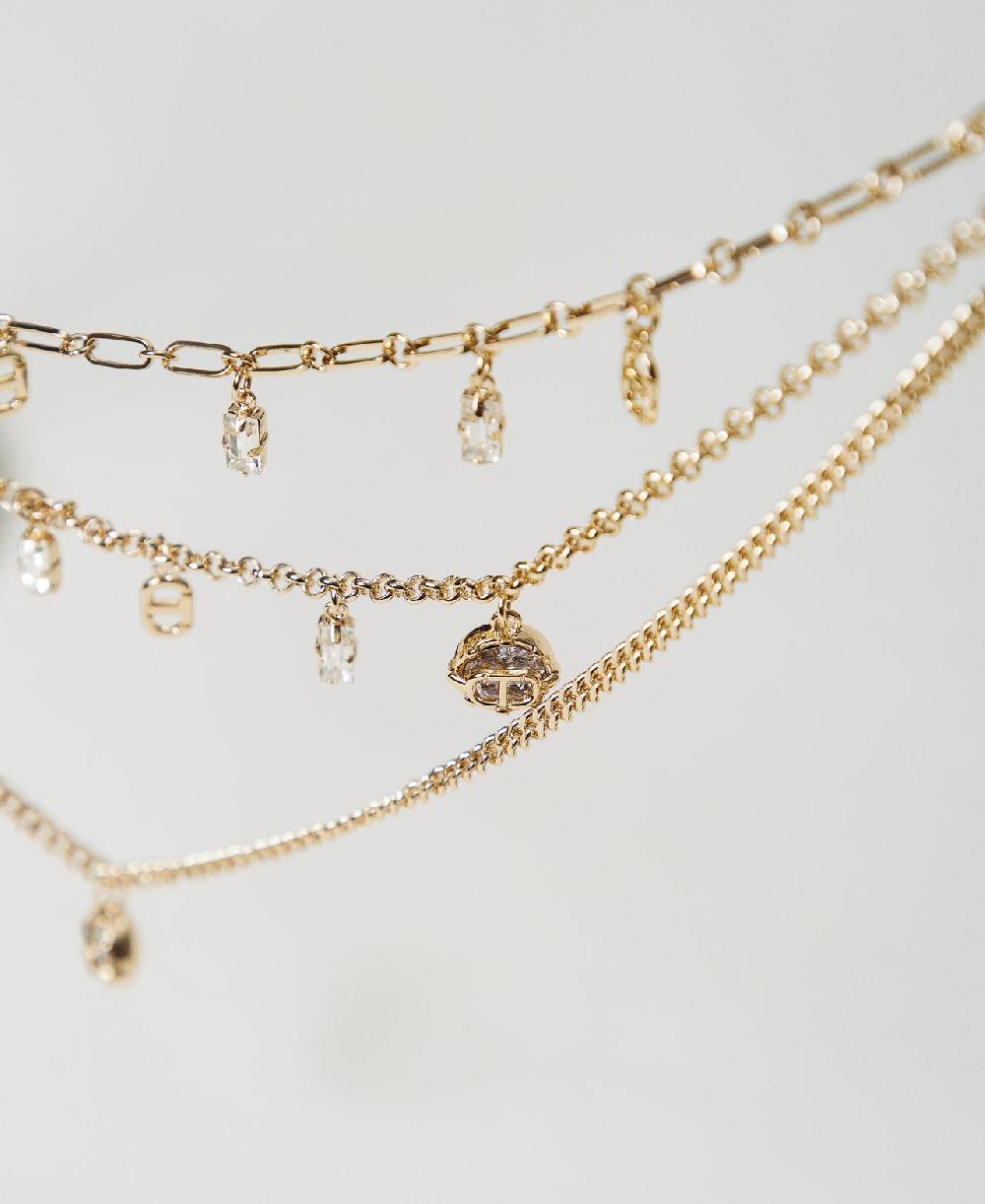 Scee by twin set Collana multifilo con pendenti Vendita Economica