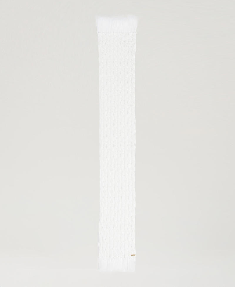 Scee by twin set Sciarpa in maglia a trecce Super Saving Price