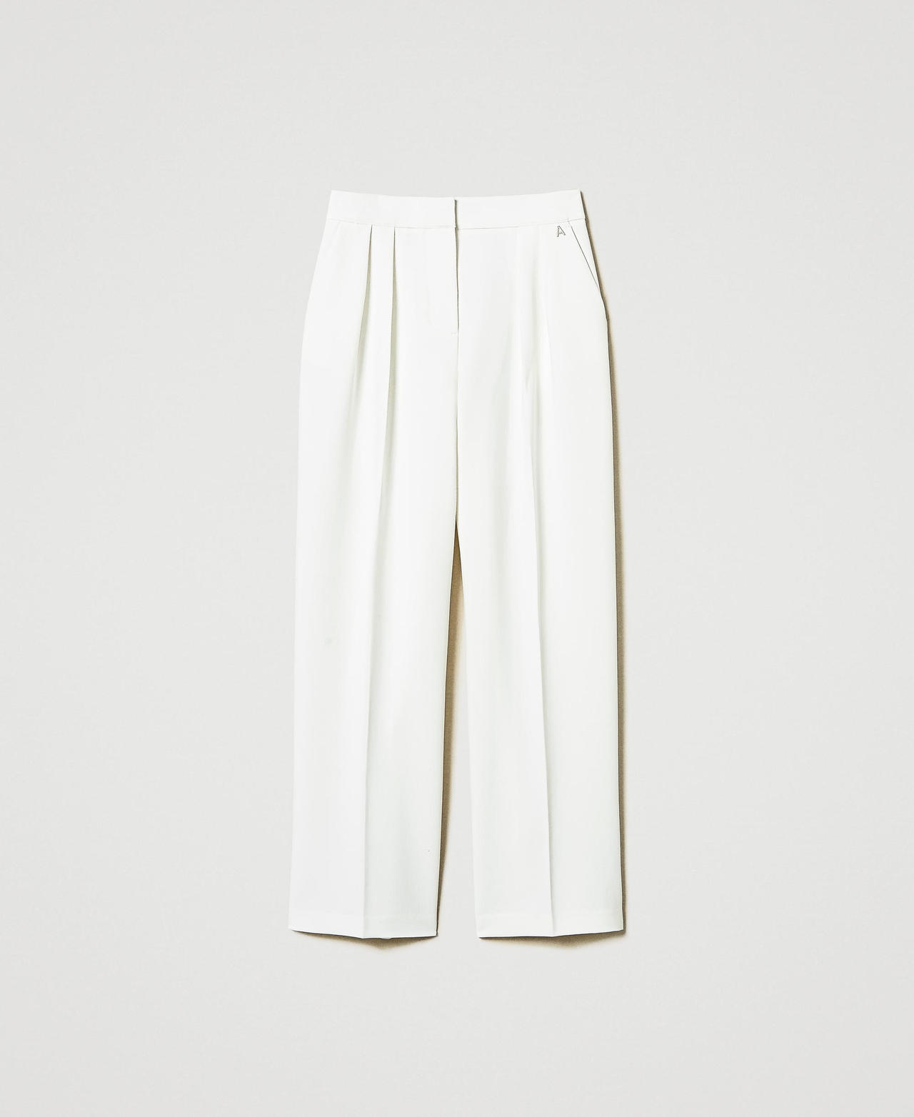 Scee by twin set Pantaloni a palazzo con pieghe