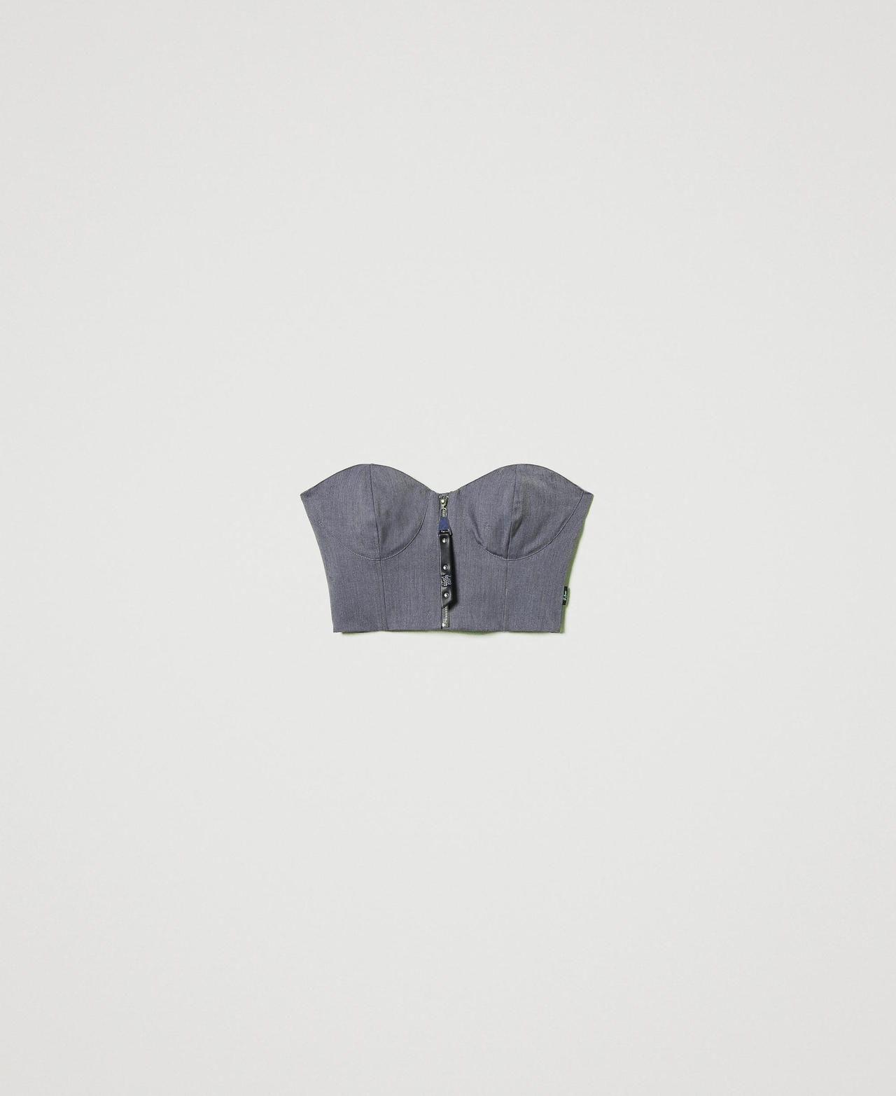Scee by twin set Bustino MYFO con ricamo Spedizione Gratuita