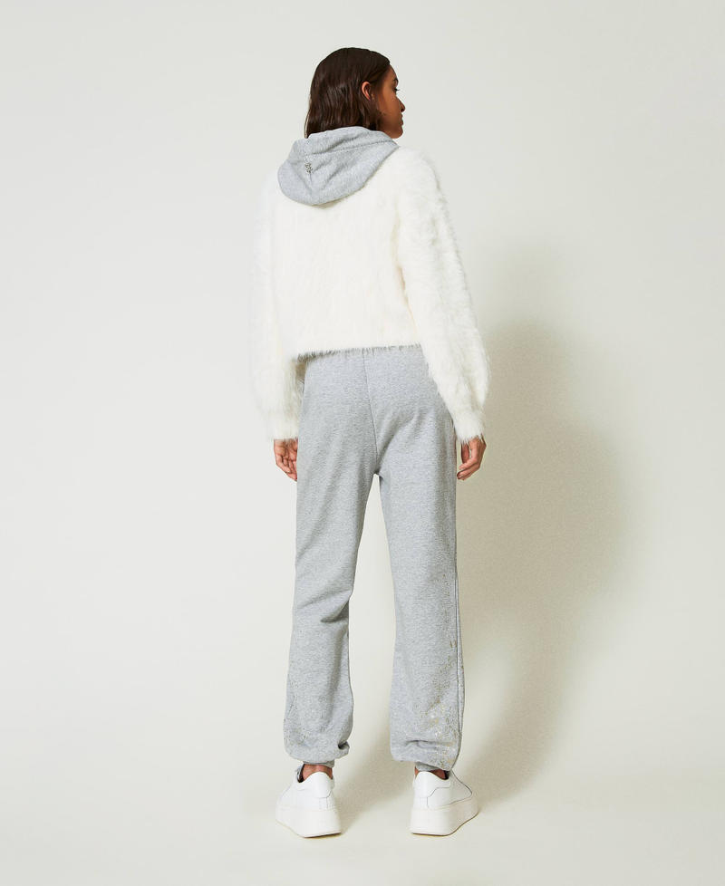 Scee by twin set Pantaloni joggers MYFO con stampa glitter Pezzi Unici