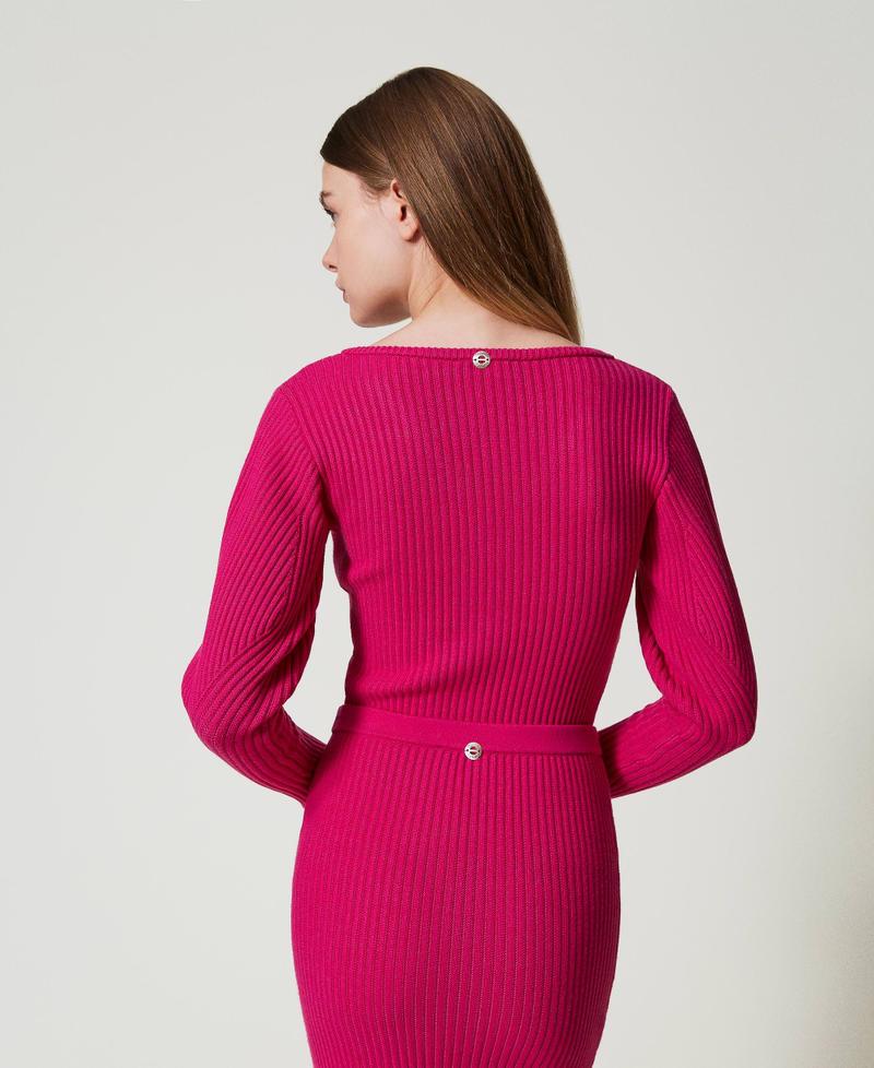 Scee by twin set Maglia fitted a coste Vendita Economica
