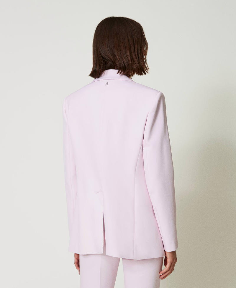 Scee by twin set Giacca blazer in crêpe cady Saldi Di Fabbrica
