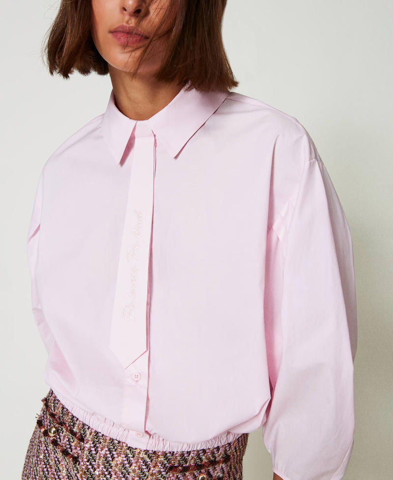 Scee by twin set Camicia boxy con cravattino Negozio