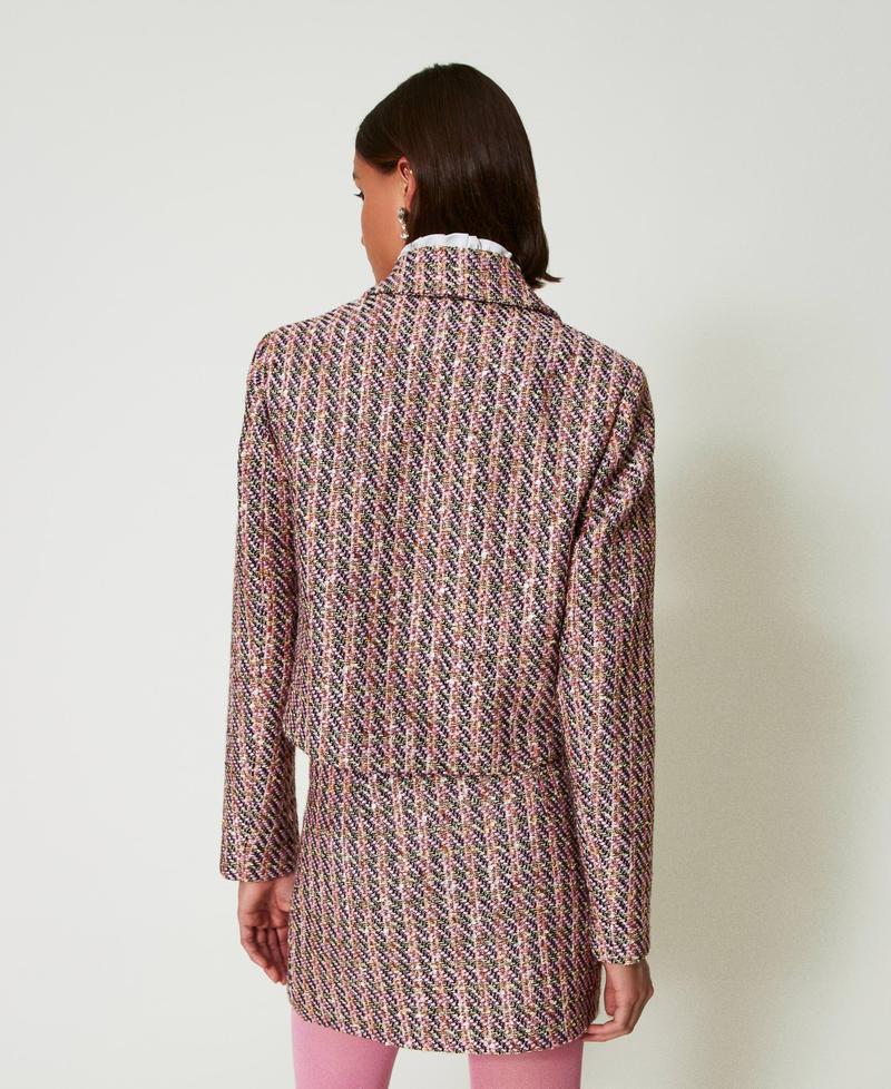 Scee by twin set Giacca blazer in bouclé e lurex Offerta natalizia