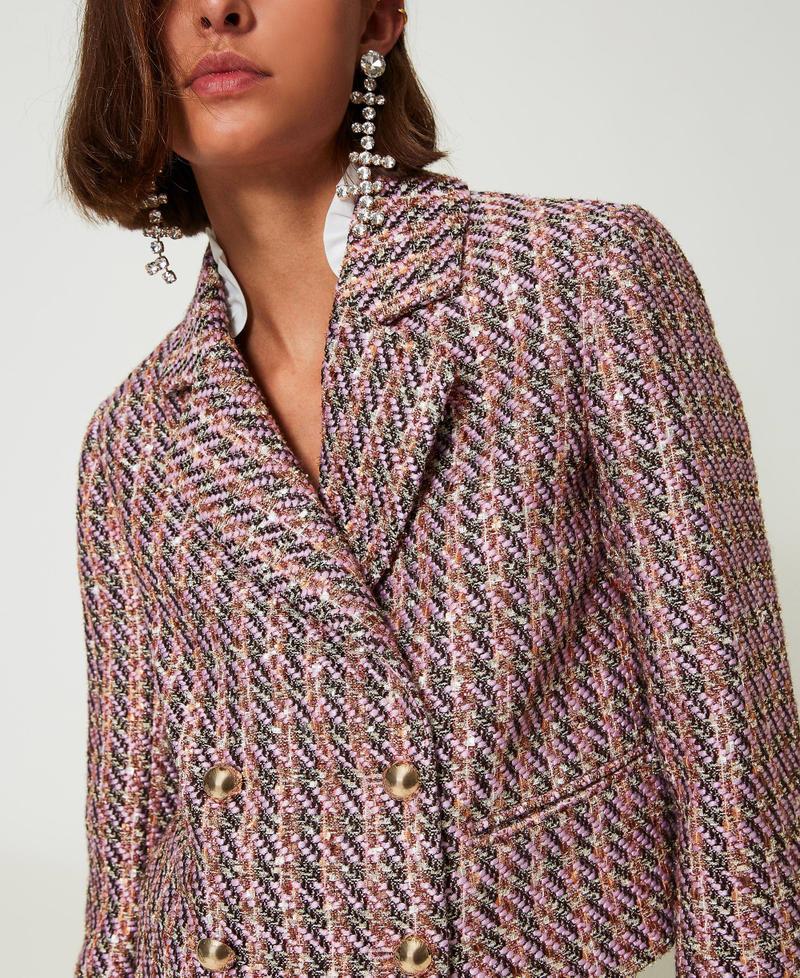 Scee by twin set Giacca blazer in bouclé e lurex Offerta natalizia