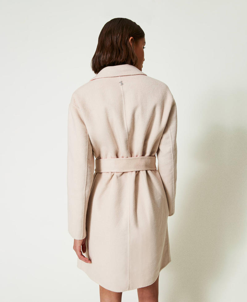 Scee by twin set Cappotto reversibile MYFO in panno misto lana Offerta per la Festa della Mamma