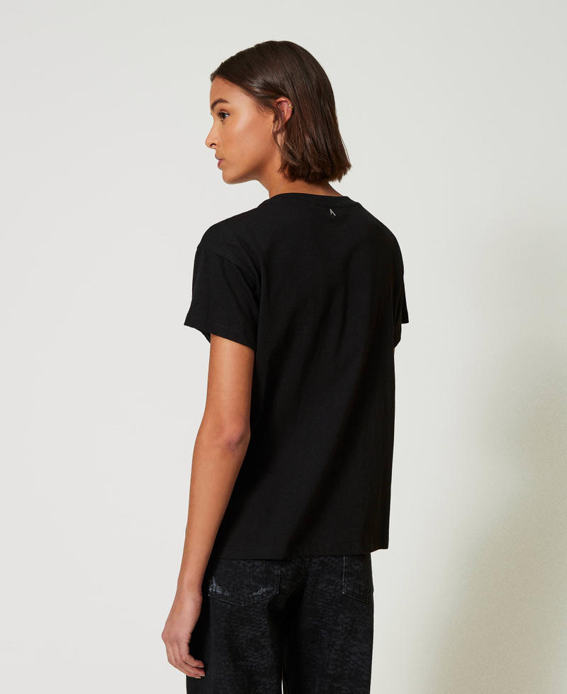 Scee by twin set T-shirt con ricami e perle Offerte esclusive