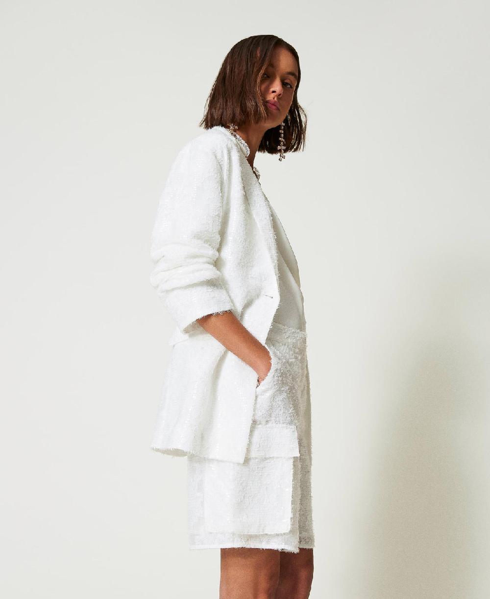 Scee by twin set Shorts in full paillettes Lightning offer