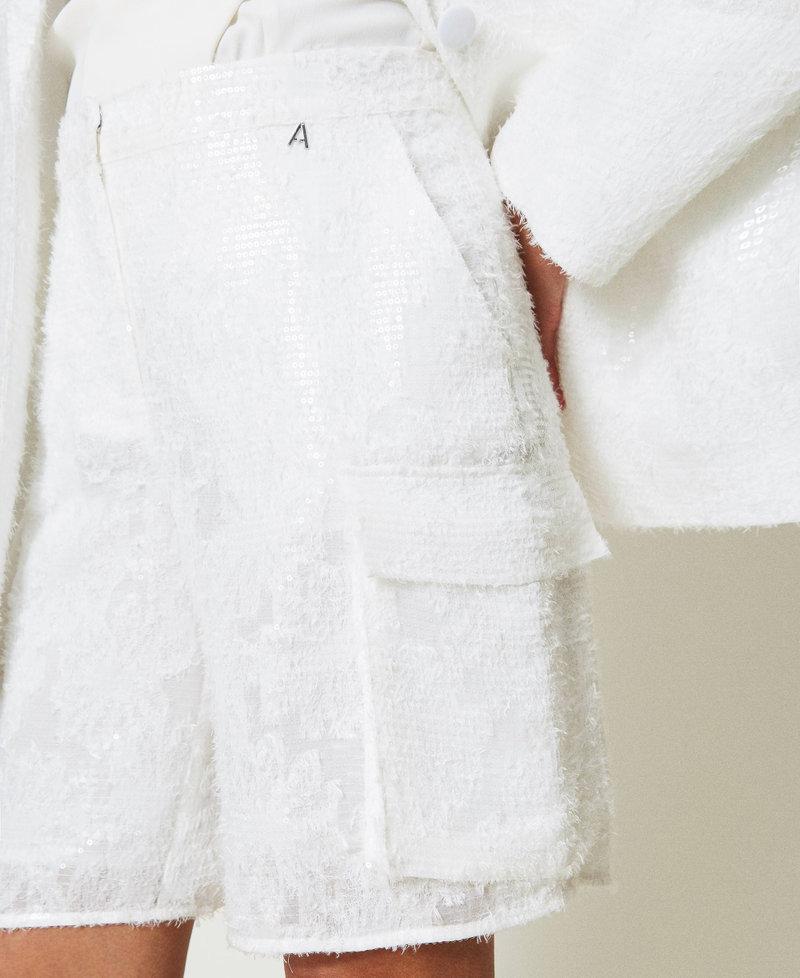 Scee by twin set Shorts in full paillettes Lightning offer