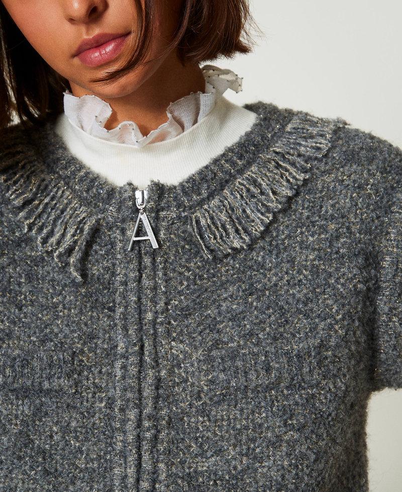 Scee by twin set Gilet in maglia bouclé riciclata Comprane uno, ottenene uno gratis