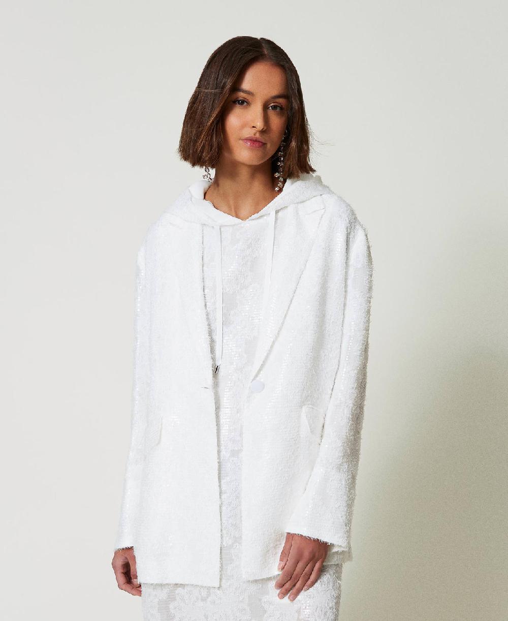 Scee by twin set Giacca blazer in full paillettes Super Saving Price
