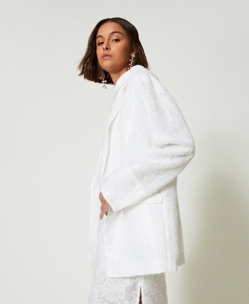 Scee by twin set Giacca blazer in full paillettes Super Saving Price