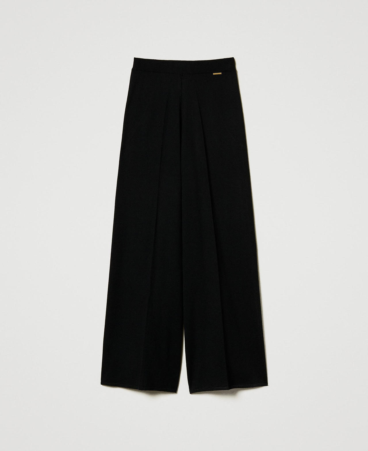 Scee by twin set Pantaloni a palazzo in misto lana Super sconto