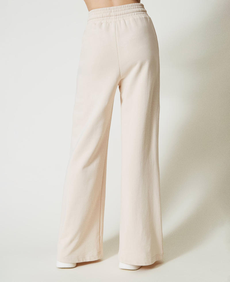 Scee by twin set Pantaloni a palazzo in felpa 50% di sconto con spedizione gratuita