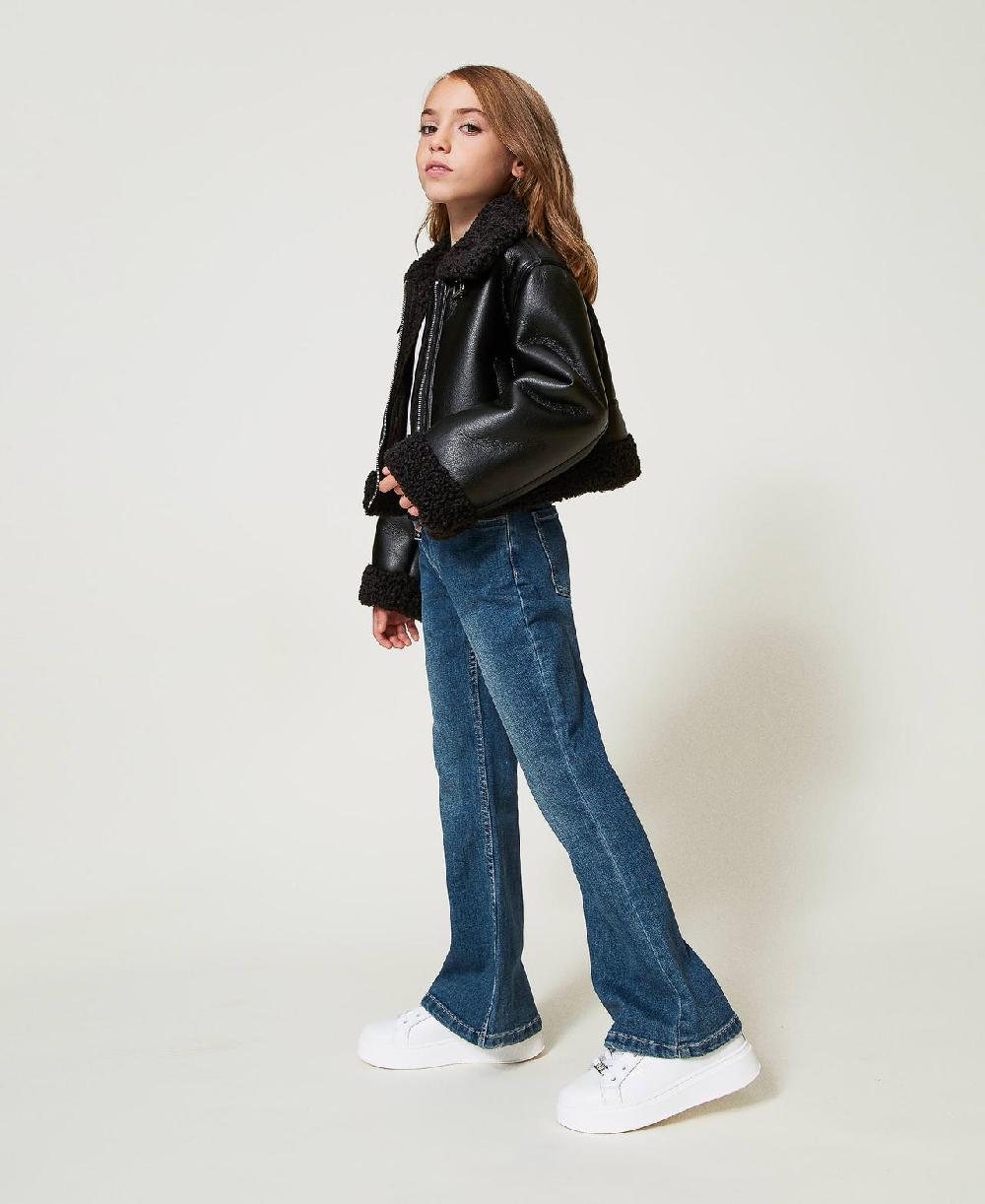 Scee by twin set Jeans bell bottom cinque tasche Pezzi Unici
