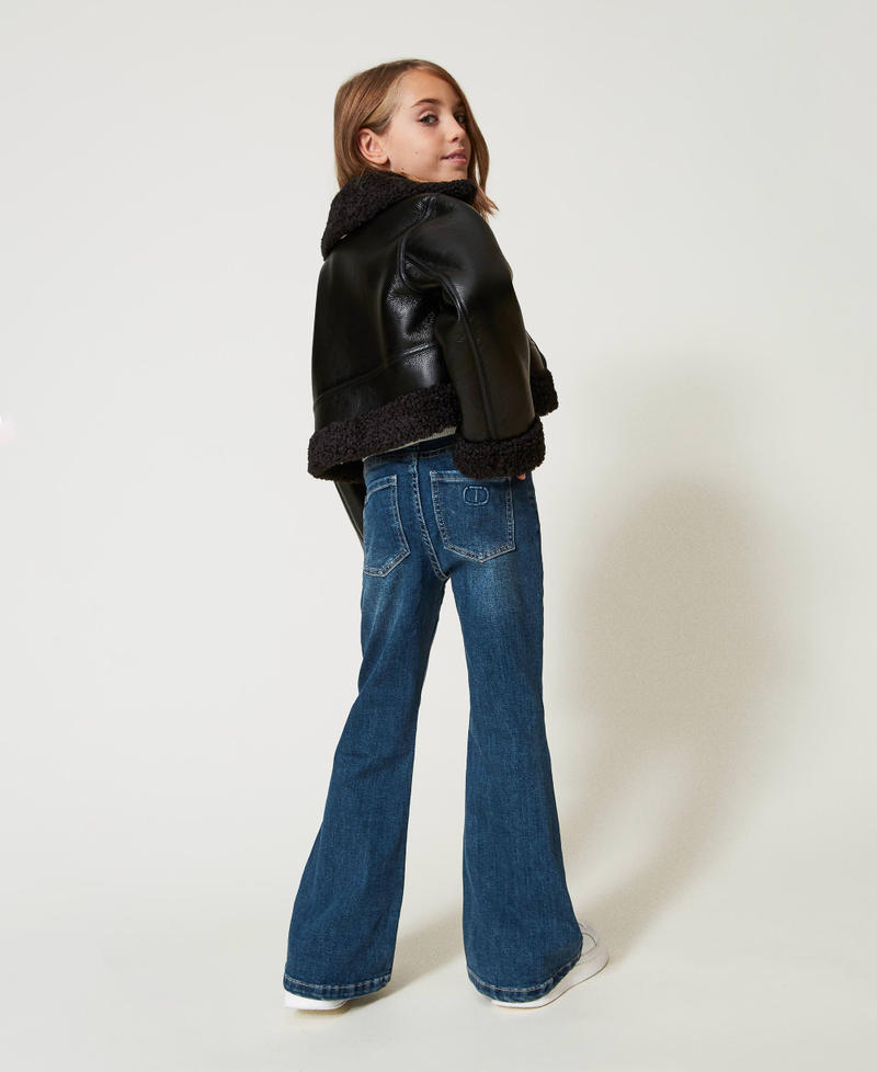 Scee by twin set Jeans bell bottom cinque tasche Pezzi Unici