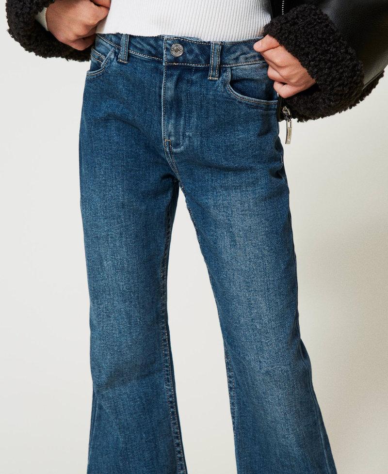 Scee by twin set Jeans bell bottom cinque tasche Pezzi Unici