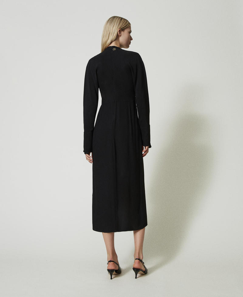 Scee by twin set Abito lungo in crêpe georgette Prezzo Ridotto