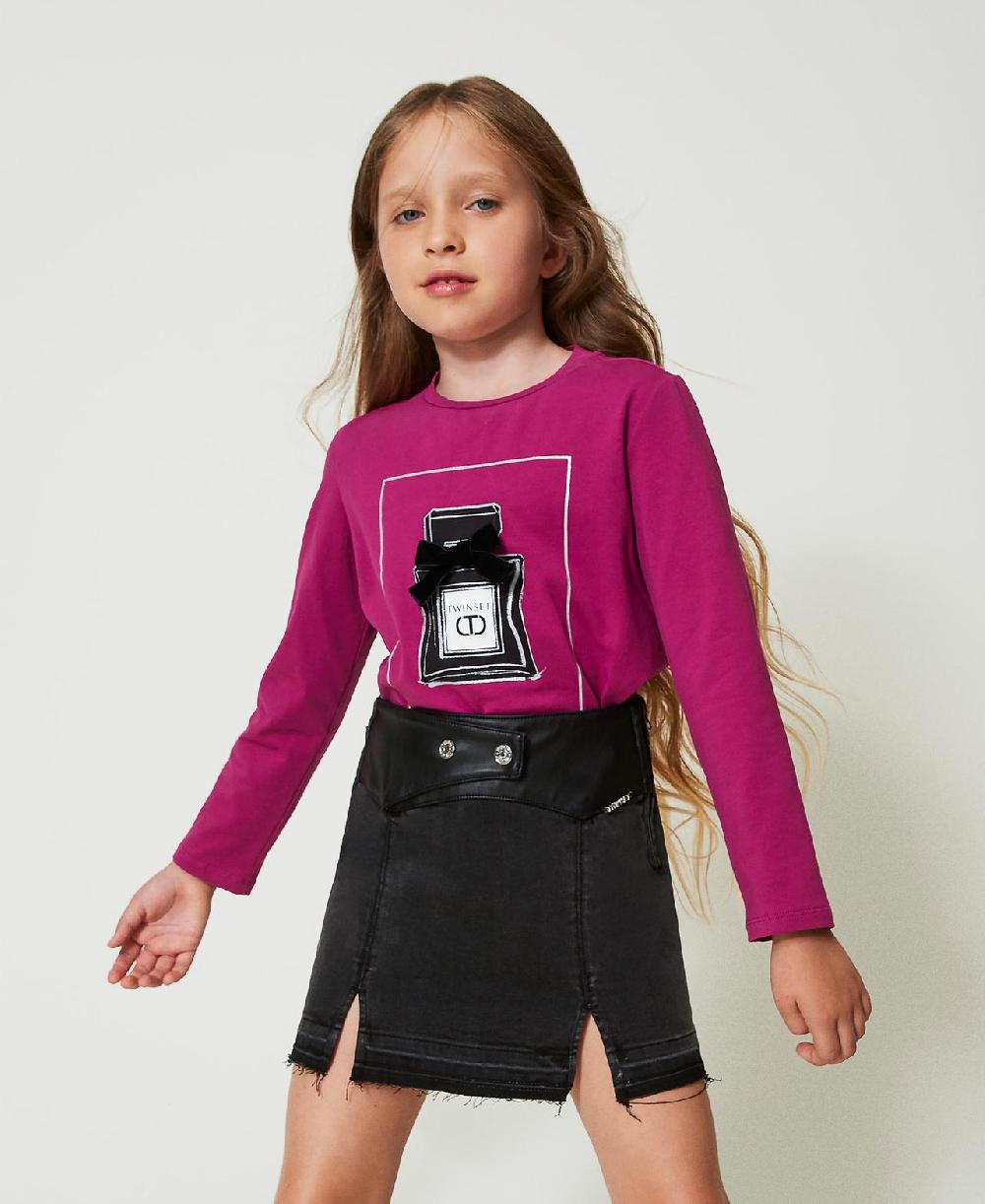 Scee by twin set Minigonna in jeans con spacchi Negozio online di fabbrica