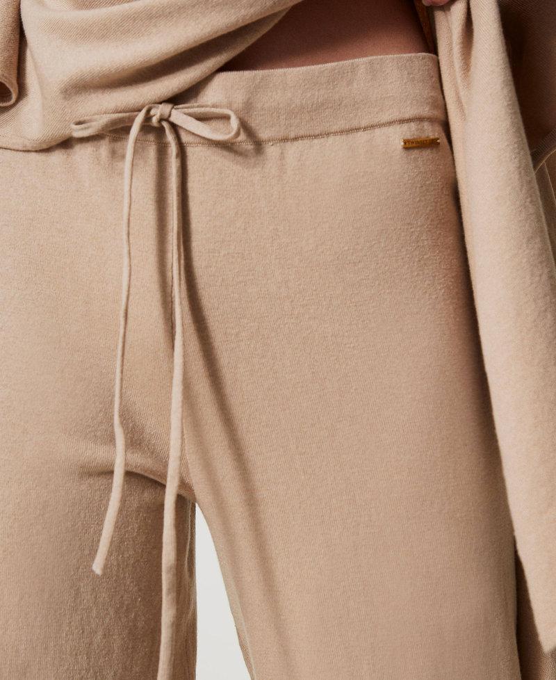 Scee by twin set Pantaloni a palazzo in maglia Offerta speciale