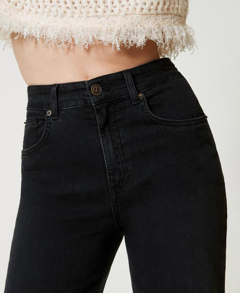 Scee by twin set Jeans flare a vita alta Offerta per la Festa della Mamma