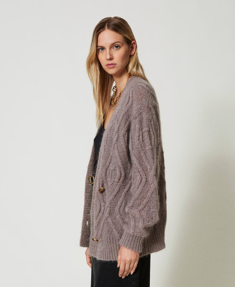 Scee by twin set Cardigan doppiopetto in misto mohair Comprane uno, ottenene uno gratis