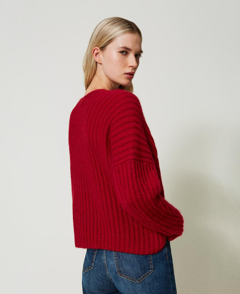 Scee by twin set Maglia doppio uso in misto mohair Rilascio limitato