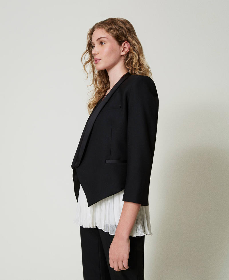 Scee by twin set Giacca blazer in serge misto lana Italy
