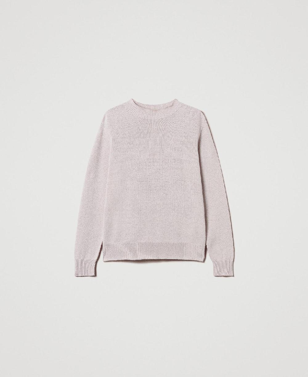 Scee by twin set Maglia in misto lana e lurex Promozione