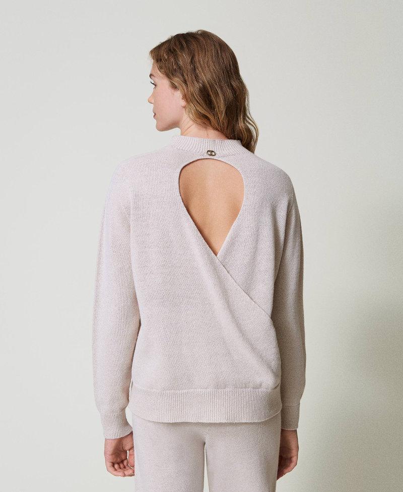 Scee by twin set Maglia in misto lana e lurex Promozione