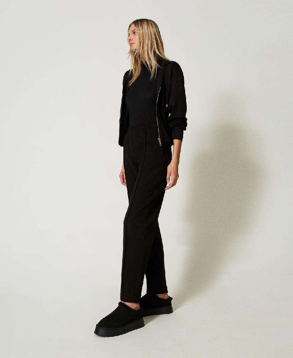 Scee by twin set Pantaloni a sigaretta in felpa Shopping Online