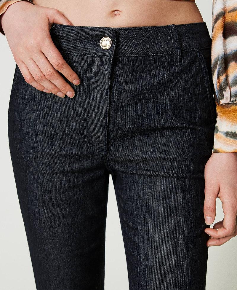 Scee by twin set Jeans flare con piega stirata Affare Del Giorno