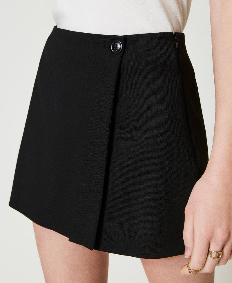 Scee by twin set Shorts a portafoglio in misto lana Hotsell