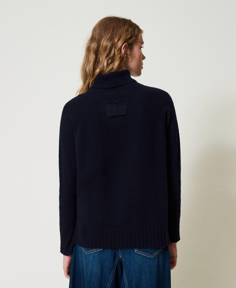 Scee by twin set Maglia dolcevita in lana e cashmere Grande vendita