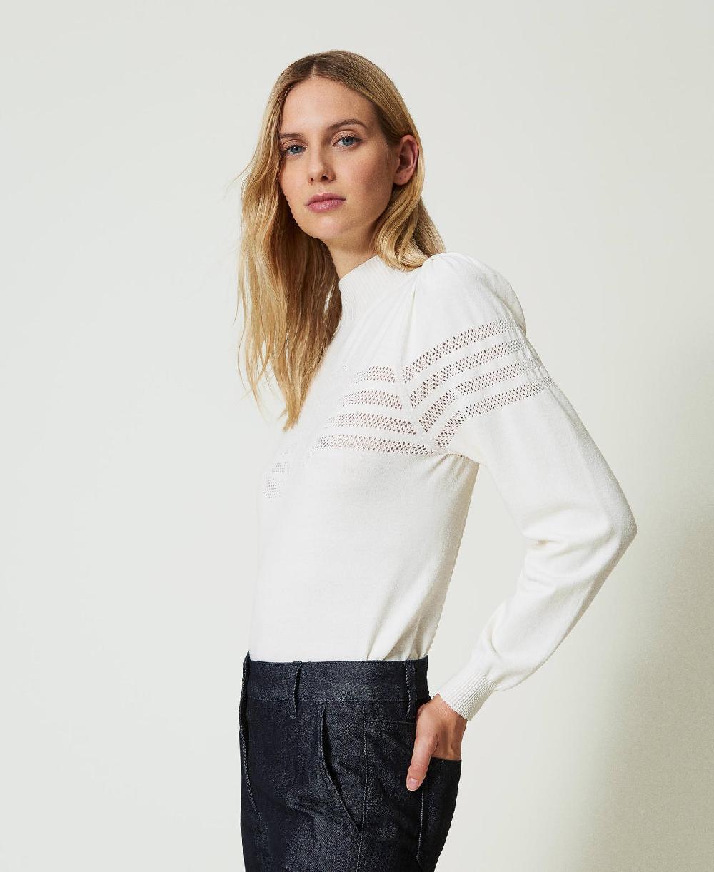 Scee by twin set Maglia lupetto con lavorazione Oval T Fino al 55% di sconto