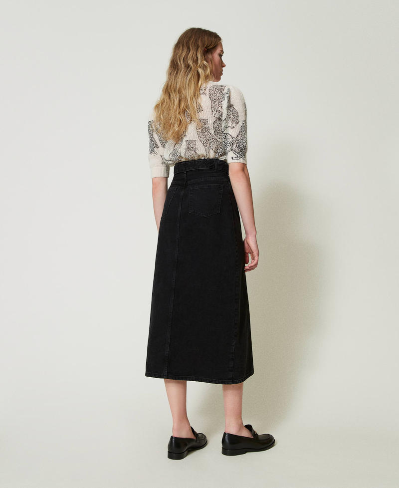 Scee by twin set Gonna in jeans con cintura Enormi sconti