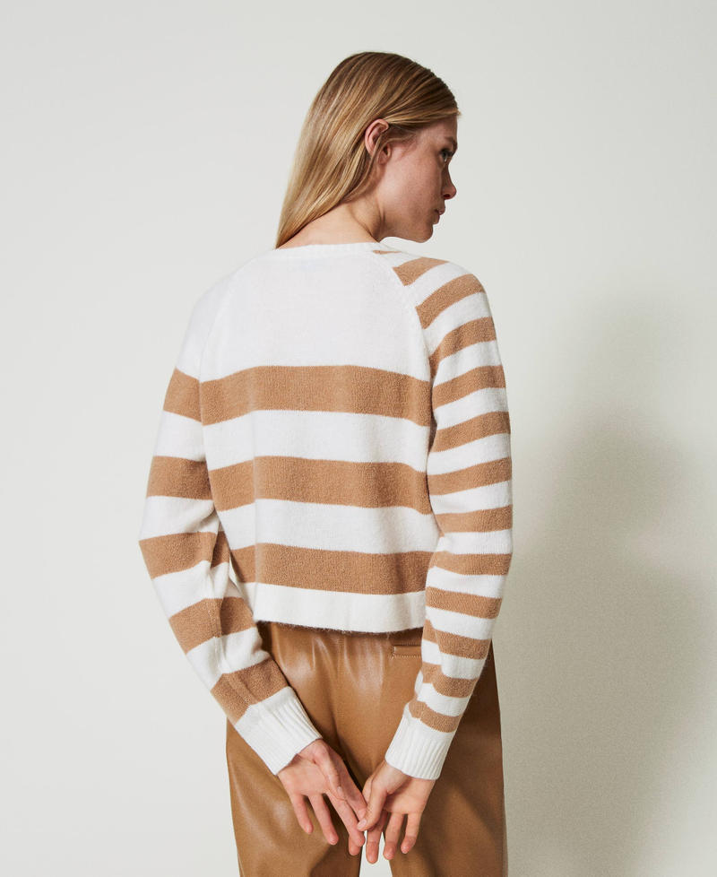 Scee by twin set Cardigan a righe bicolore Pezzi Unici