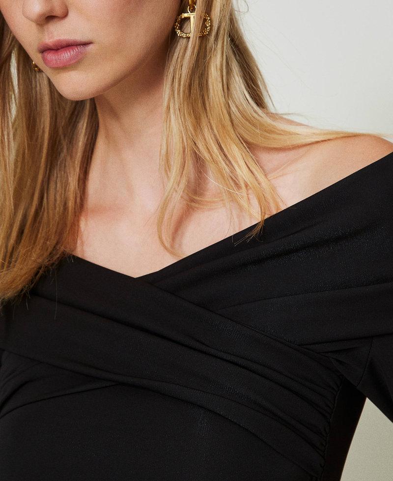Scee by twin set Blusa con scollo arricciato Convenienza