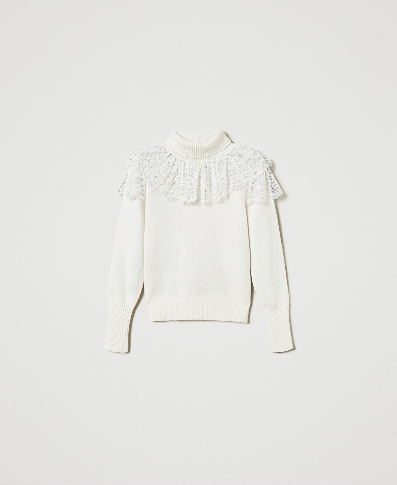 Scee by twin set Maglia dolcevita in lana e cashmere Offerta