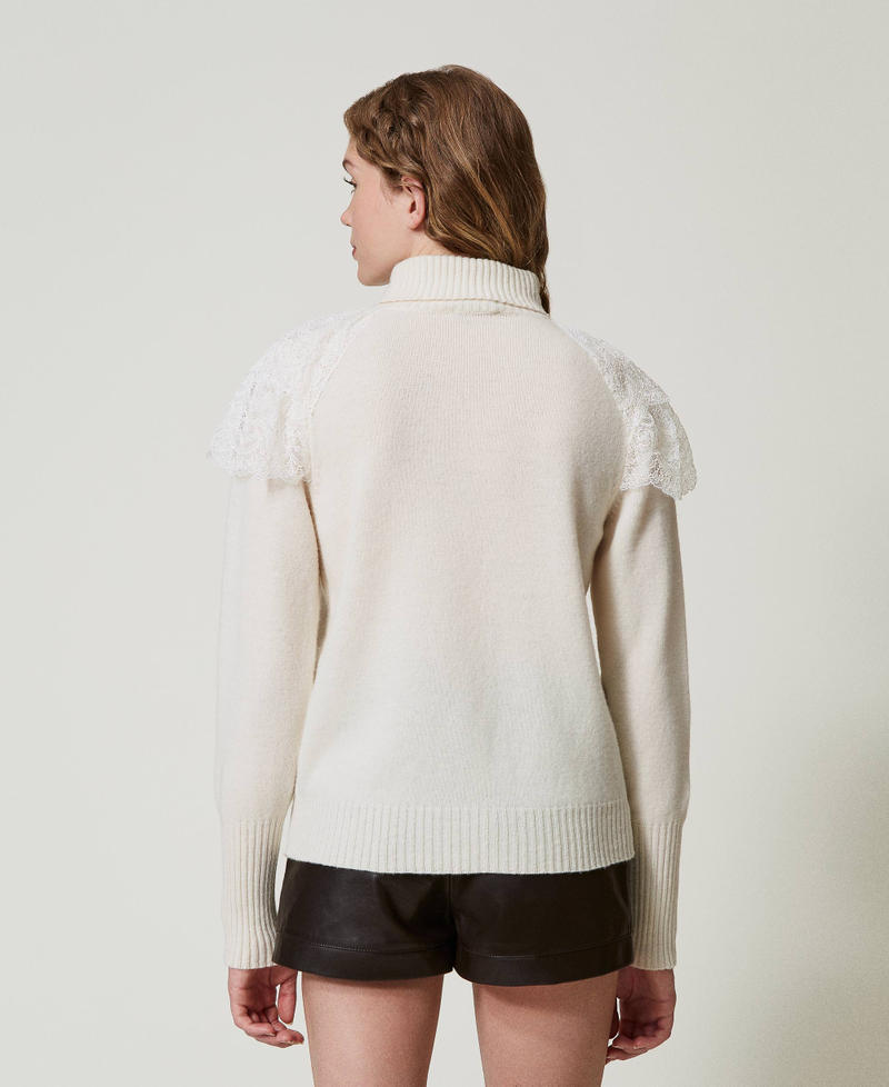 Scee by twin set Maglia dolcevita in lana e cashmere Offerta