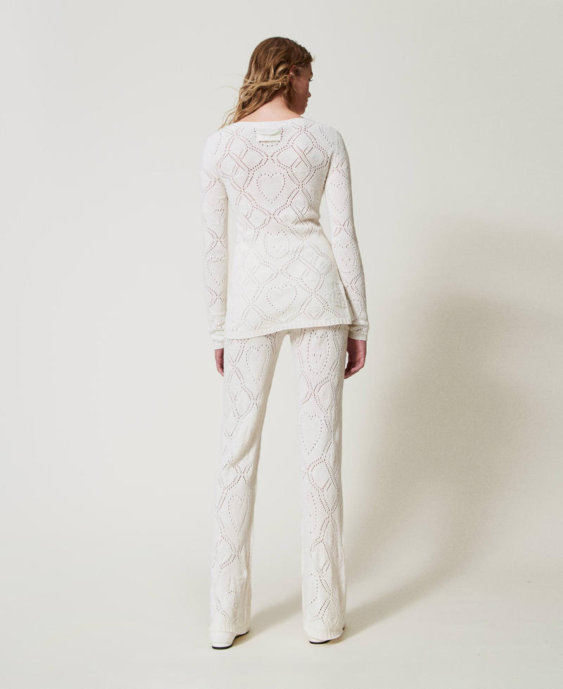 Scee by twin set Pantaloni seamless in filato Treeblend In Vendita