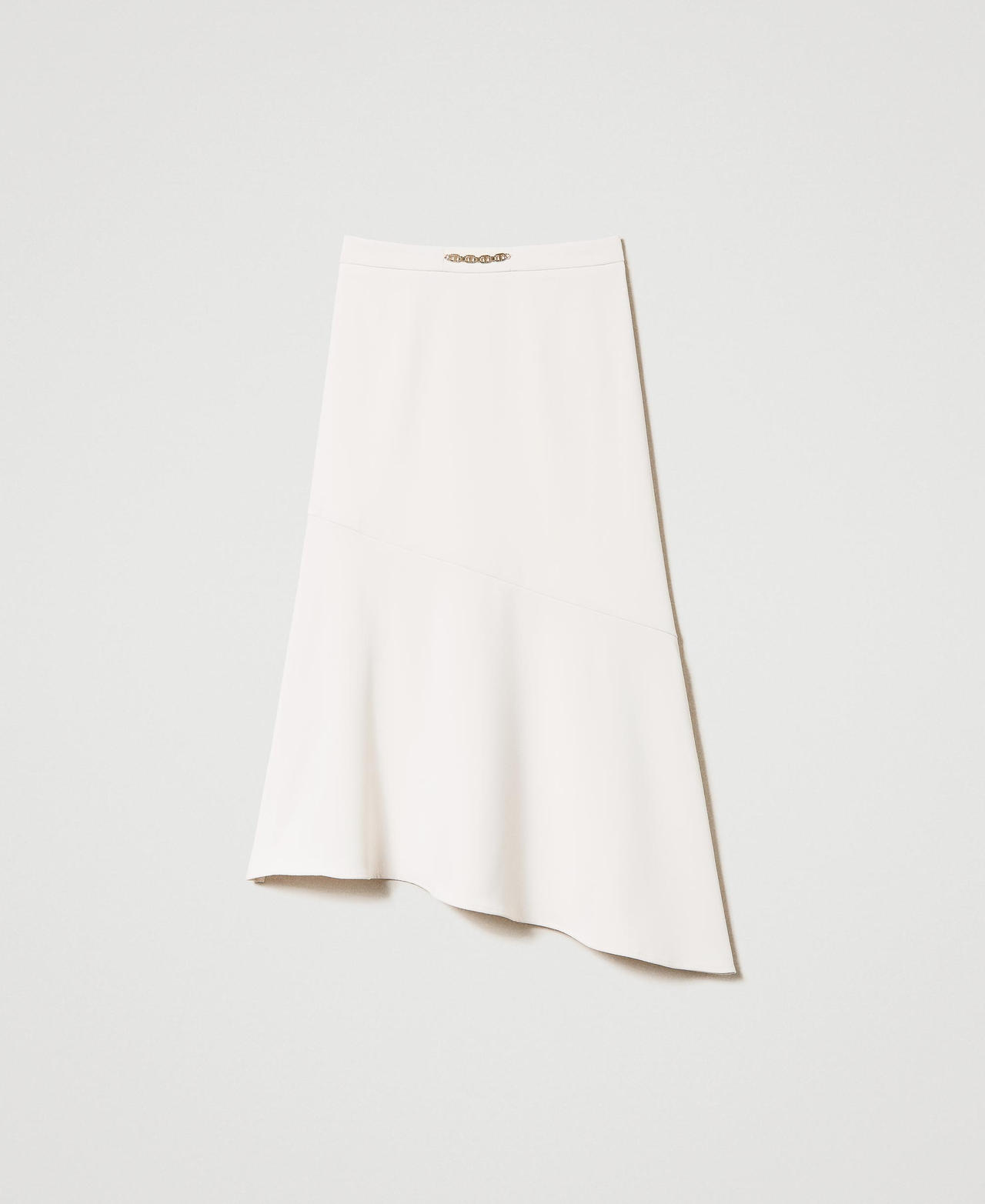 Scee by twin set Gonna longuette con catena Oval T Vendita Calda