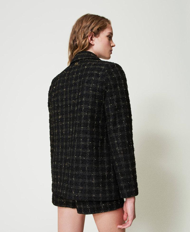 Scee by twin set Giacca blazer bouclé a disegno check I Più Venduti
