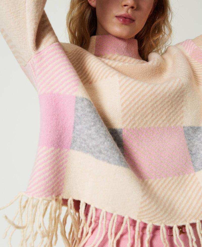 Scee by twin set Maglia jacquard con frange Flash Sale