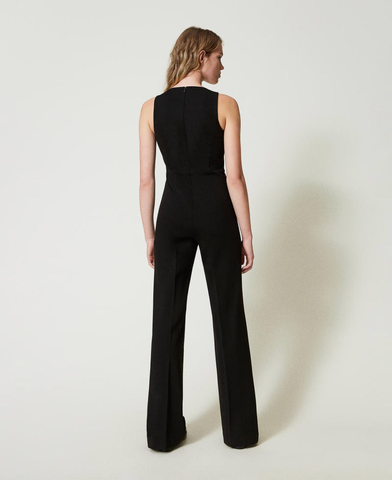 Scee by twin set Tuta flare con cinturino Oval T Offerta settimanale
