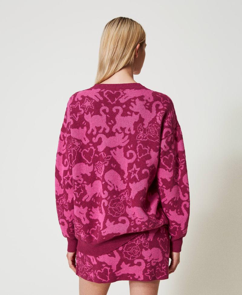 Scee by twin set Maglia jacquard in filato Treeblend ACQUISTA ORA