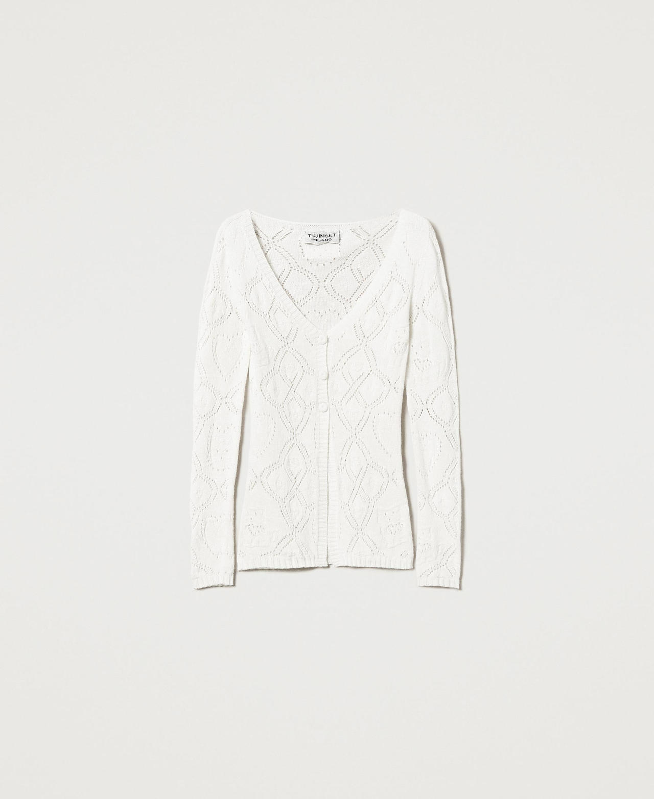 Scee by twin set Cardigan seamless in filato Treeblend Only for today