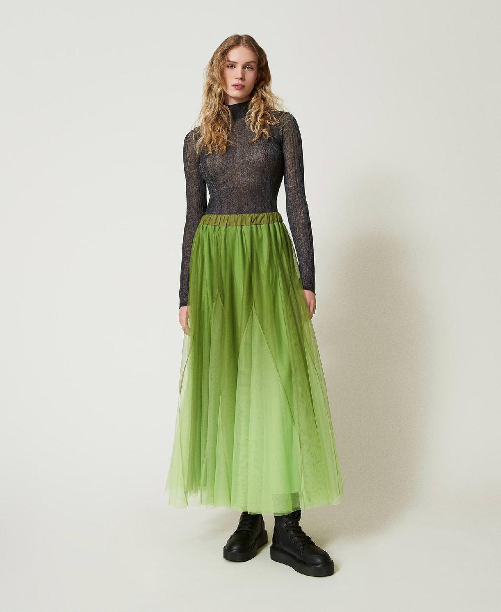 Scee by twin set Gonna in tulle con stampa dégradé Offerta speciale della fabbrica