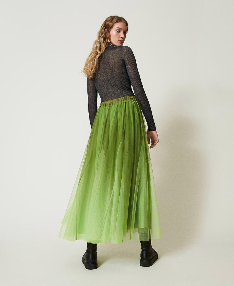 Scee by twin set Gonna in tulle con stampa dégradé Offerta speciale della fabbrica